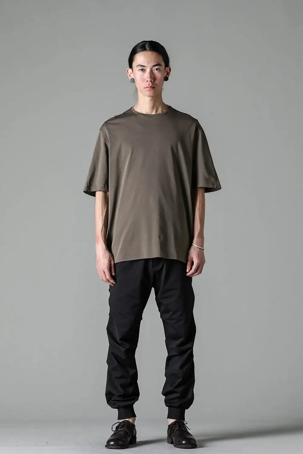 Short sleeve high gauge jersey Olive