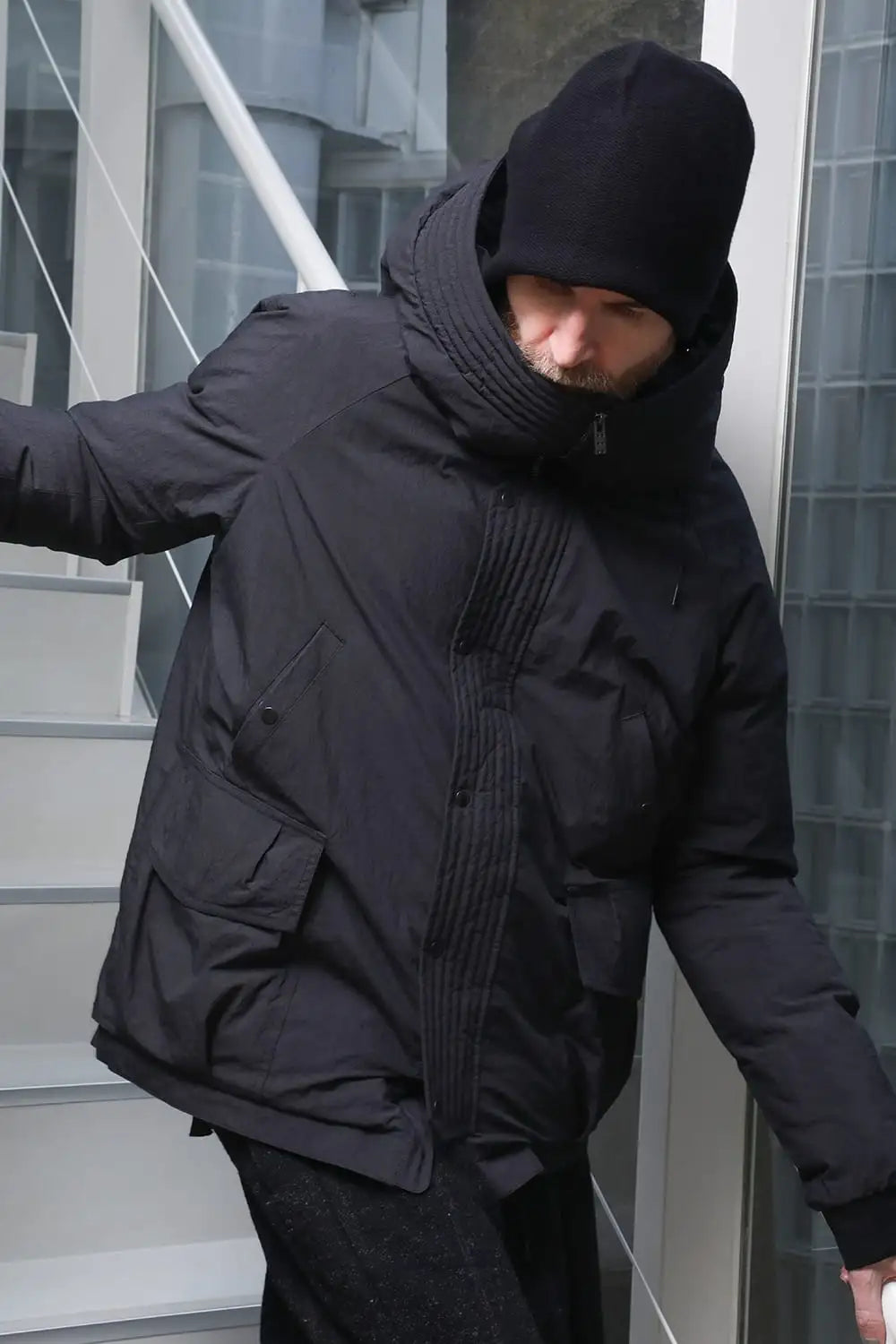 ダウンジャケット シンク コットン / ナイロン