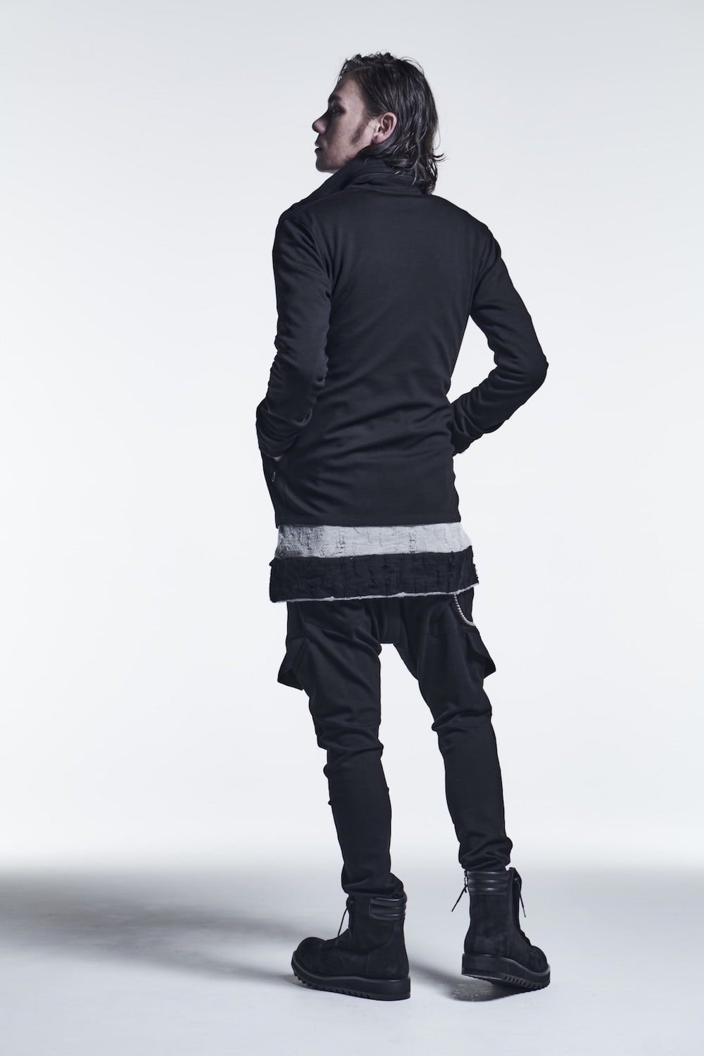 Saruel Cargo Pants Black