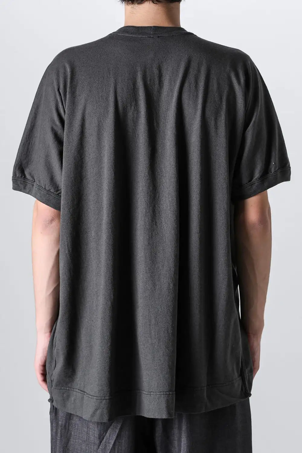 BASIC TEE Cotton Hemp Jersey BLACK