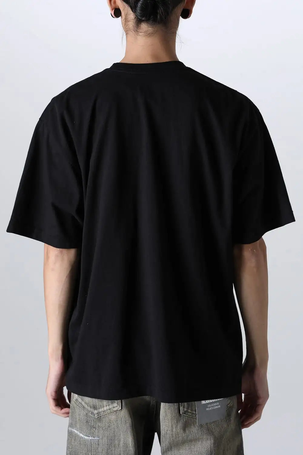 NEIGHBORHOOD x Yohji Yamamoto Print Short Sleeve T-Shirt Black