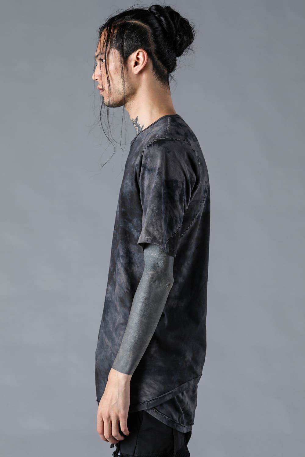 ムラ染め30/-ソフトコットンジャージーTシャツ