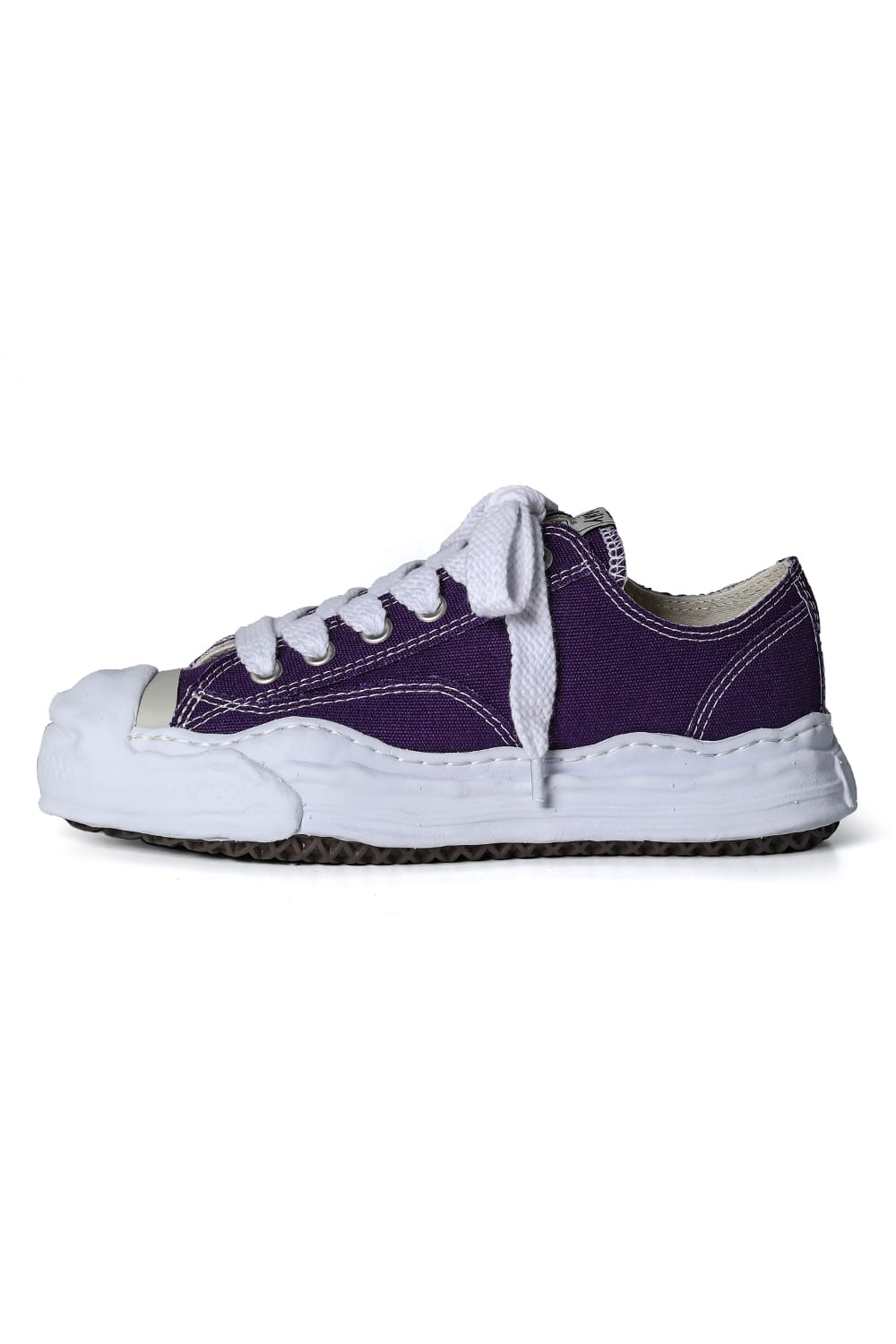 HANK Original sole Toe cap sneaker LOW canvas Purple