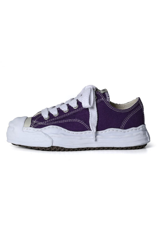 HANK Original sole Toe cap sneaker LOW canvas Purple