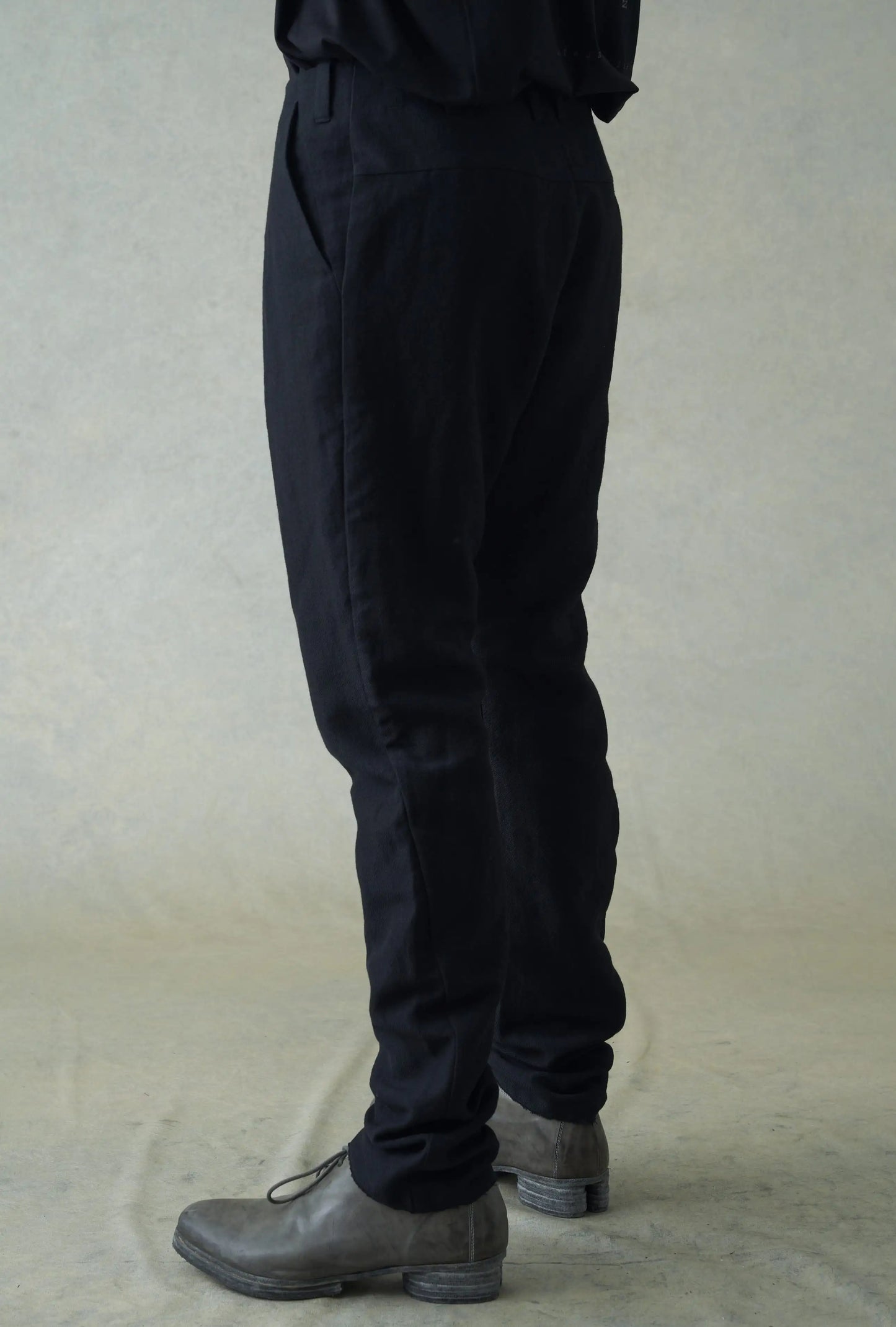 Slim pants wool / linen