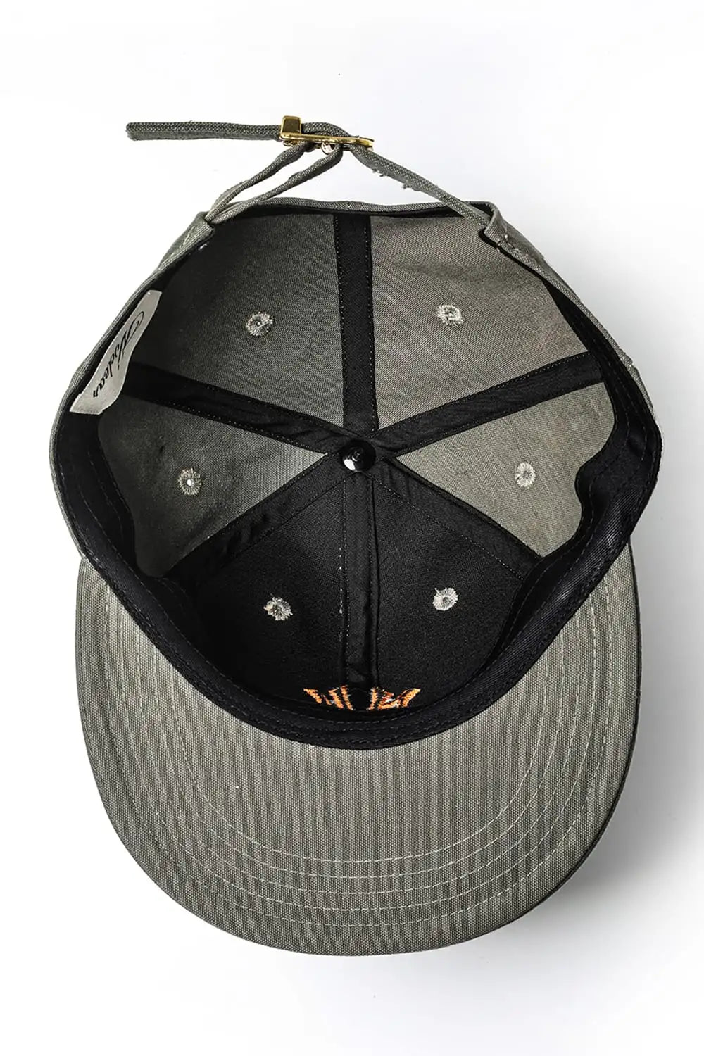 NV LOGO FR ARMY COTTON CAP VINTAGE GREEN × Orange