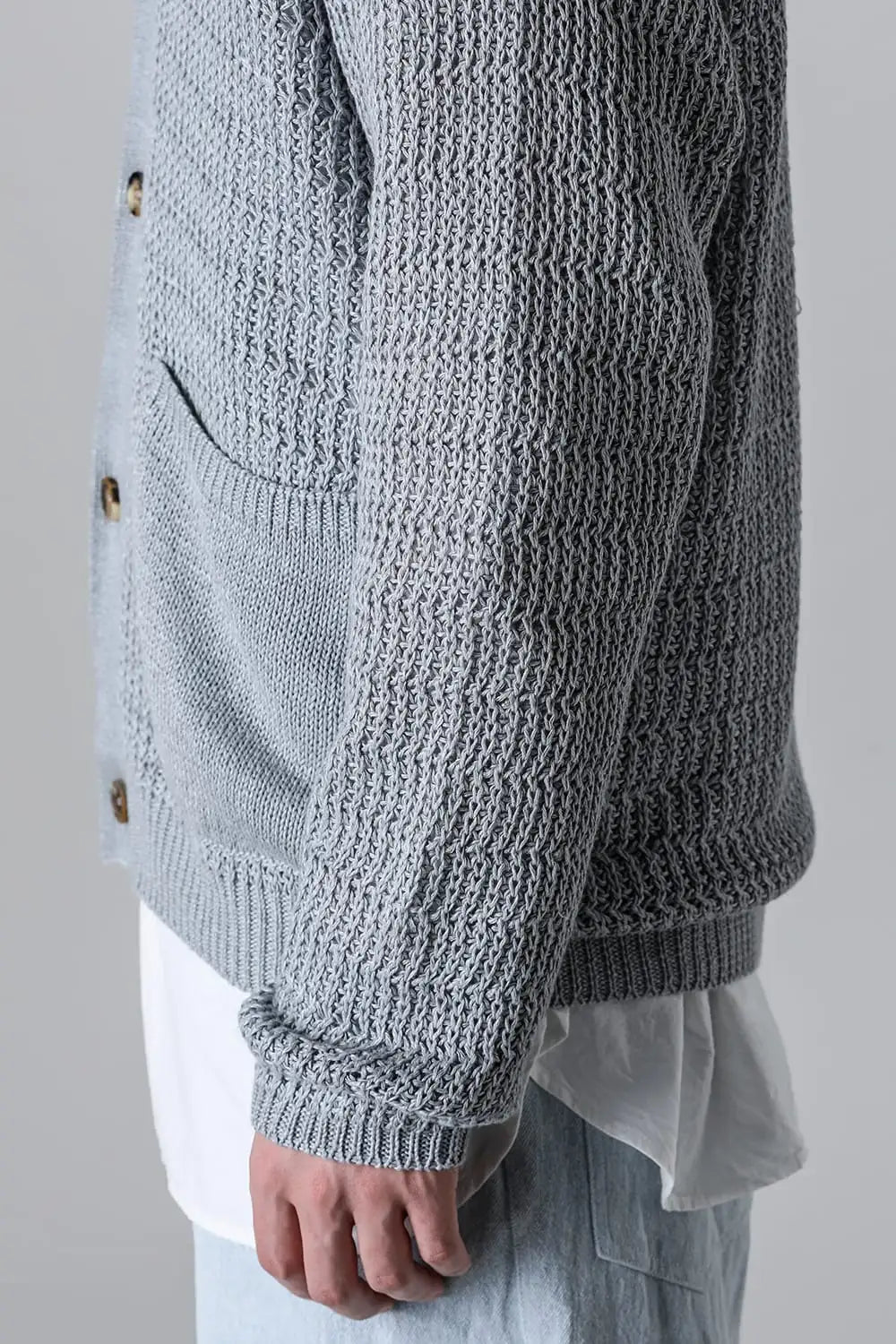 ディバーテッド リブカーディガン