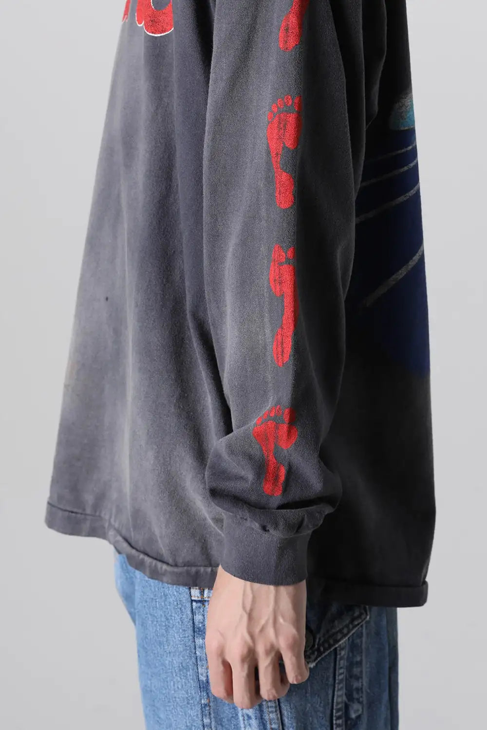 FOOT PRINT Long sleeve T-shirt