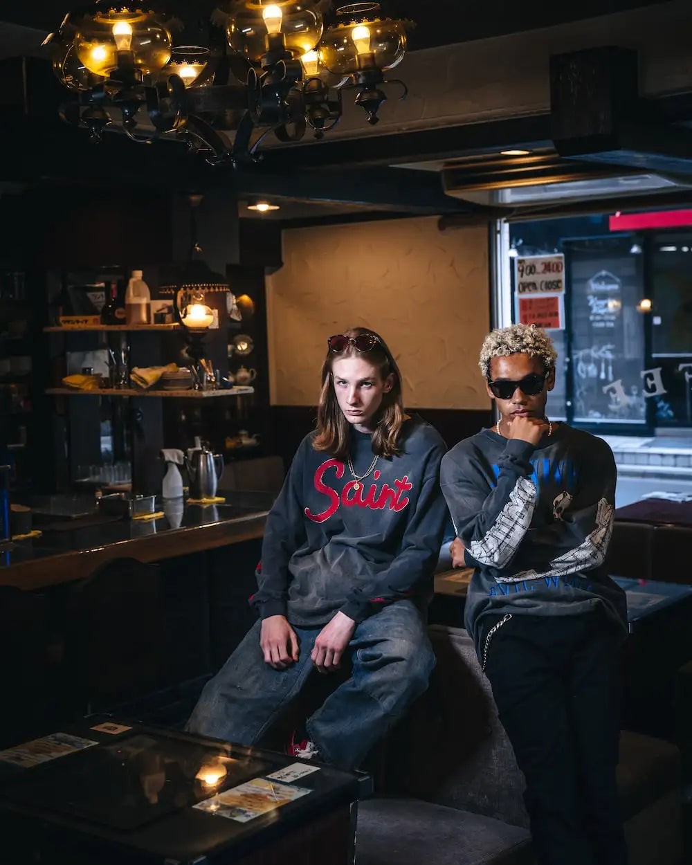 FOOT PRINT Long sleeve T-shirt