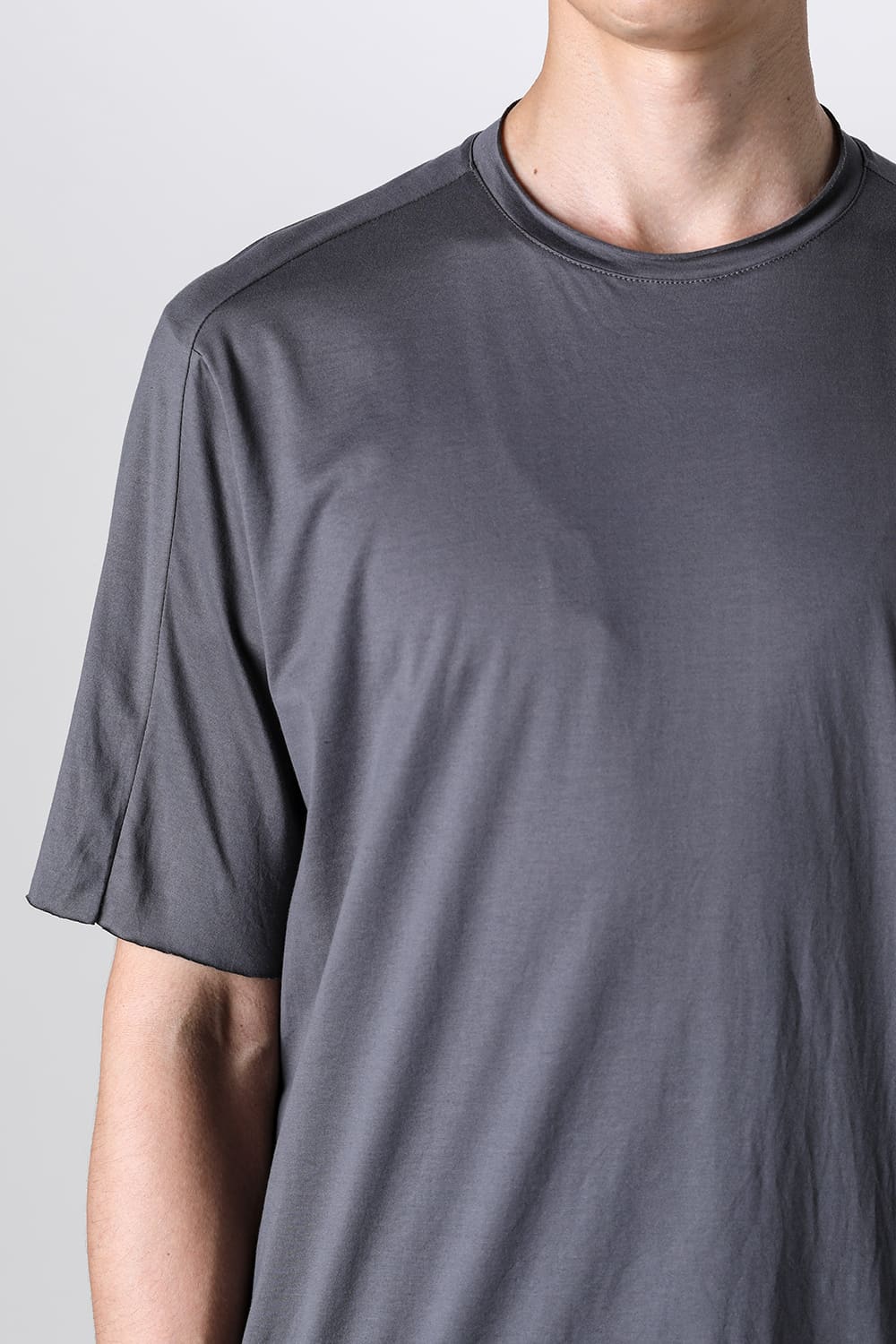 Sea Island cotton Short Sleeve T-shirt Gray