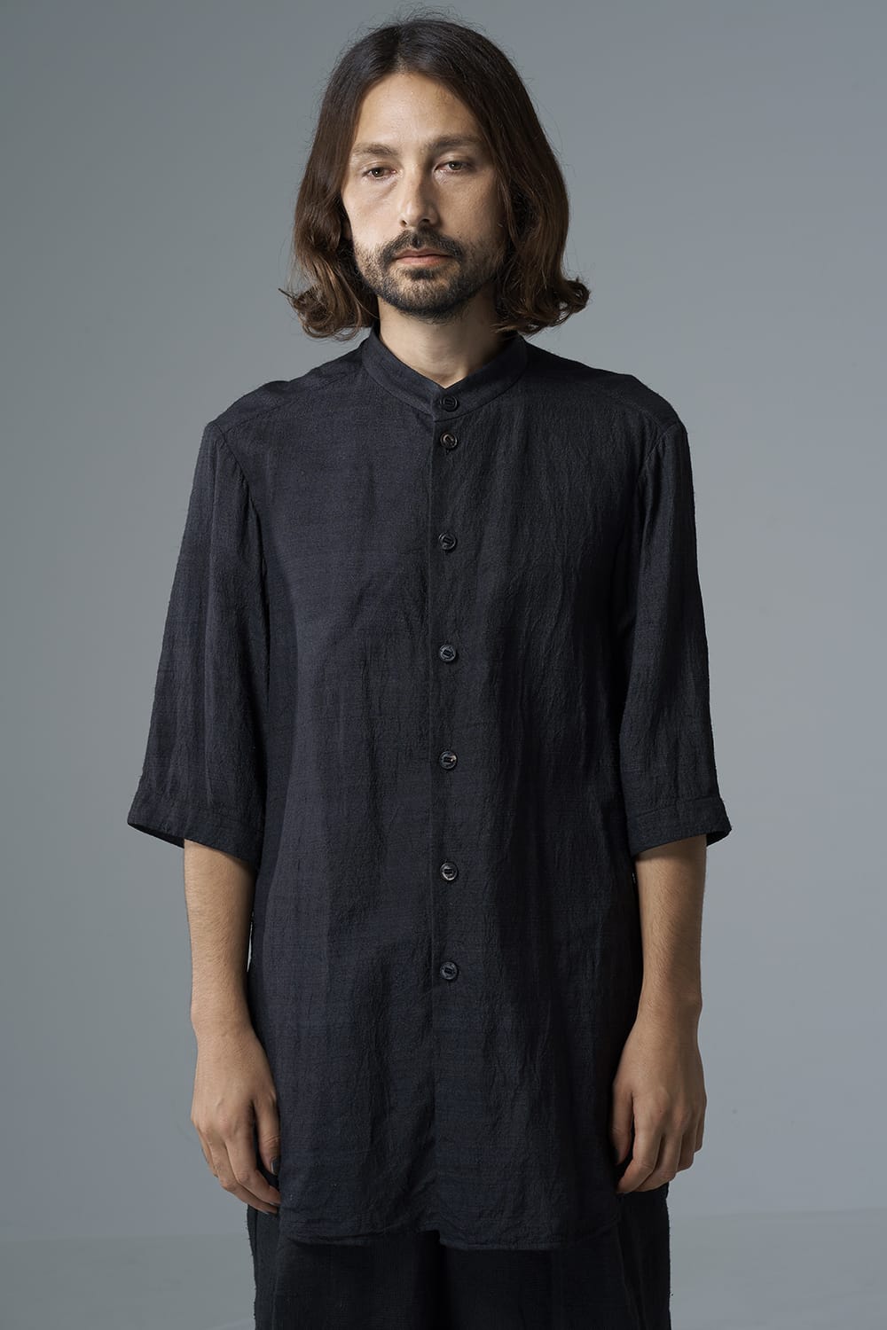 Short sleeve shirt wild silk