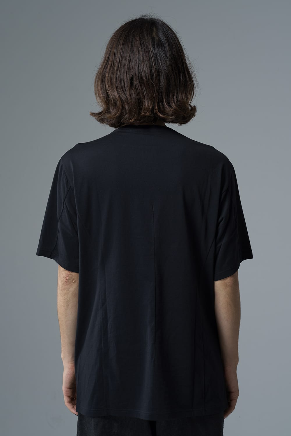 Short sleeve egyptian cotton jersey ( SUVIN )  Black