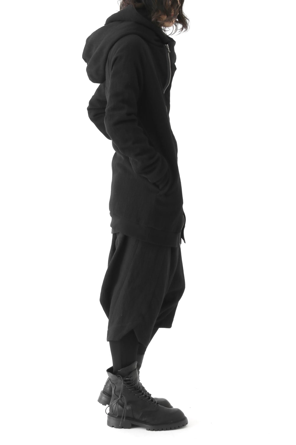 GEOMETRIC HOODED JACKET