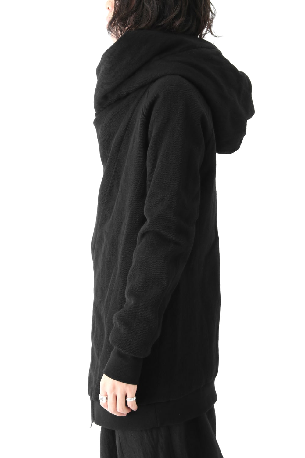 GEOMETRIC HOODED JACKET