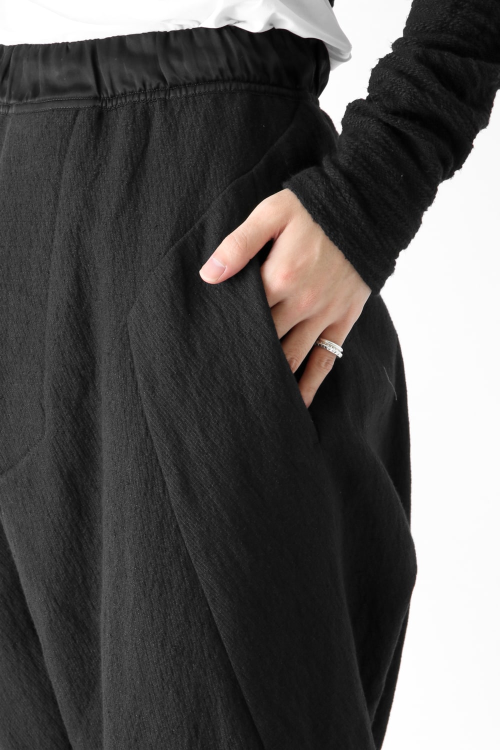 SEAMED OVER CROTCH PANTS