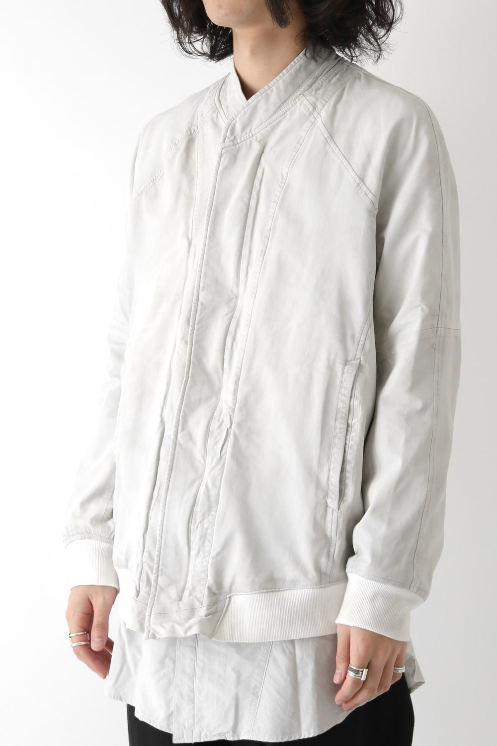 SEAMED BOMBER JACKET