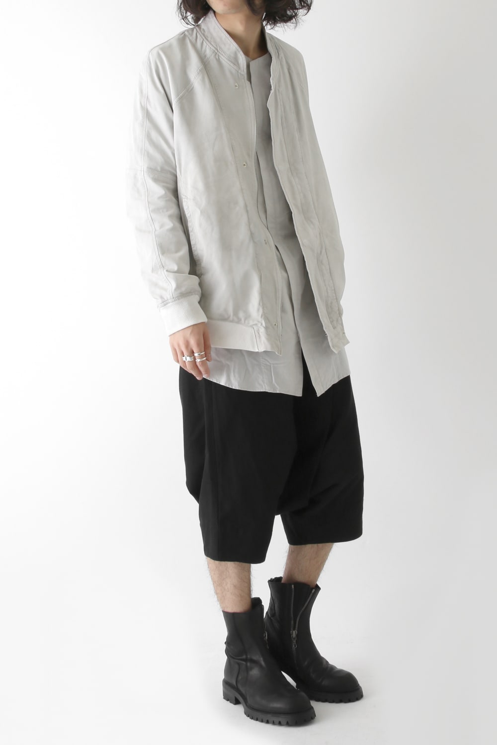 SEAMED BOMBER JACKET