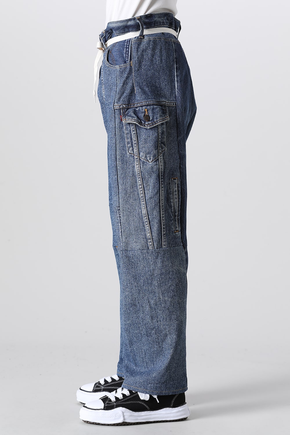 Denim Cargo Pants - L3