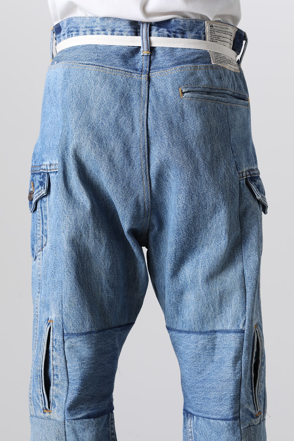 Denim Cargo Pants - M1