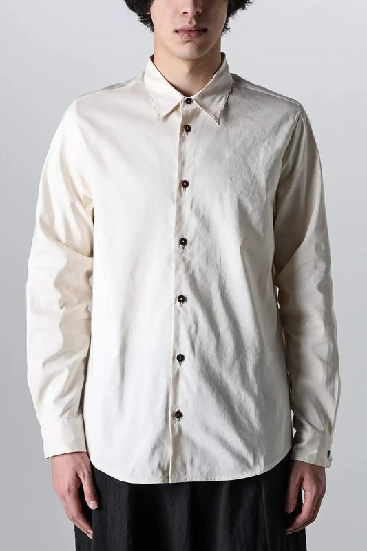 24SS-S1-SC : Yokeless Shirt Silk Cotton