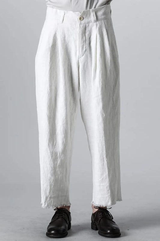 Cropped Pants - b White