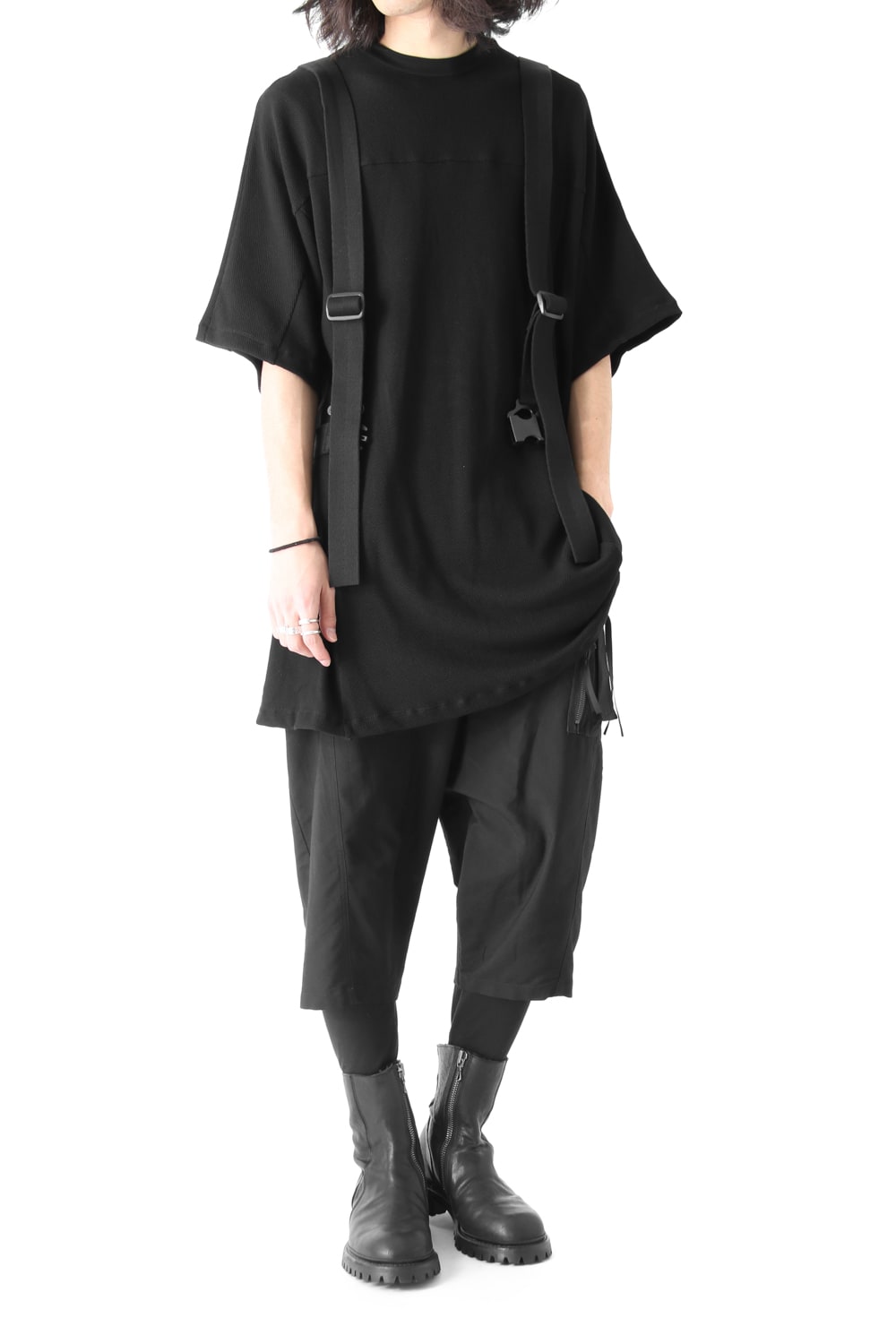 TACTICAL CROPPED BAGGY PANTS - JULIUS