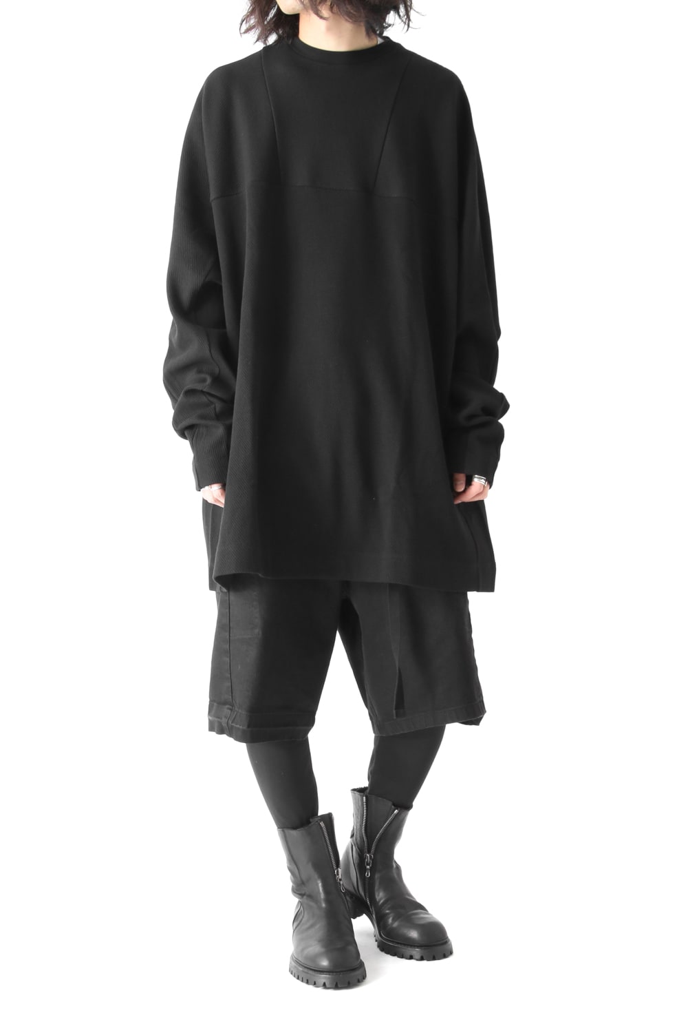 RANDOM WEBBING BAGGY SHORT PANTS - JULIUS