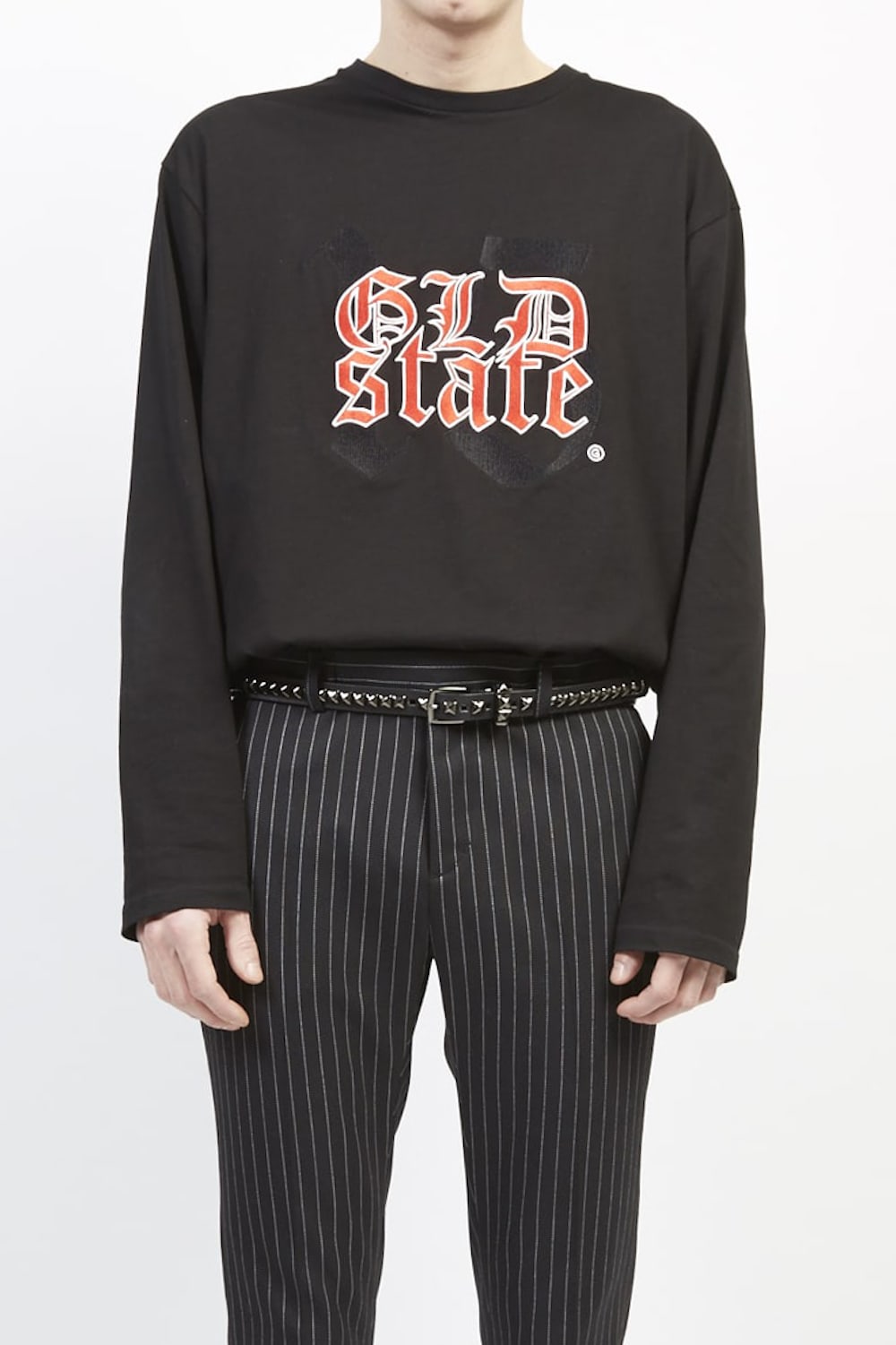 Long sleeve T-shirt (GLD state) Black