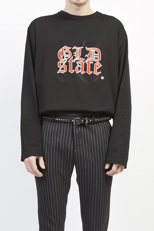 Long sleeve T-shirt (GLD state) Black