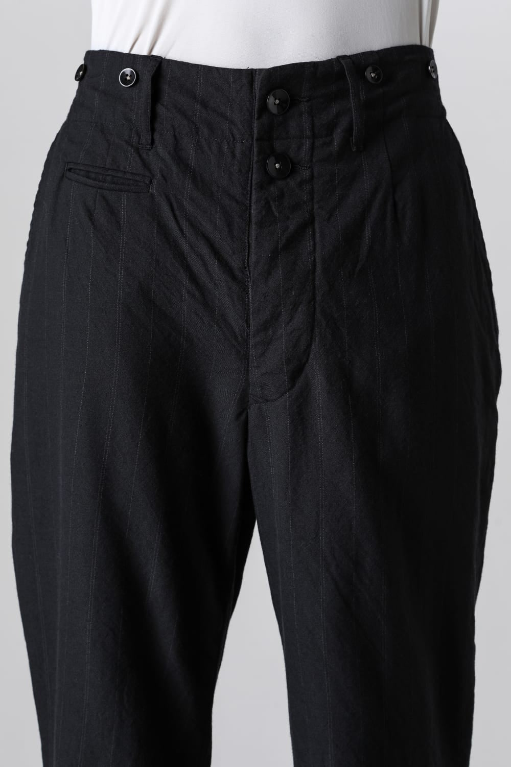 New Silhouette Trousers Stripe Serge Wool DRIFTER( ST ver.)