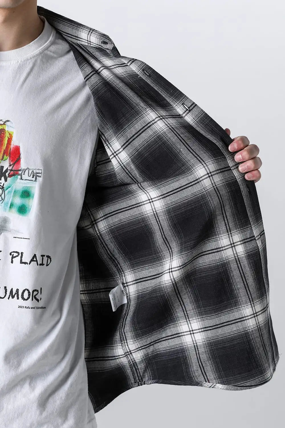 ドッキングシャツ ブラック