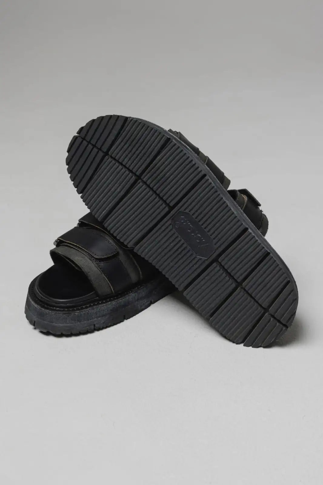 Sandals calf leather Black