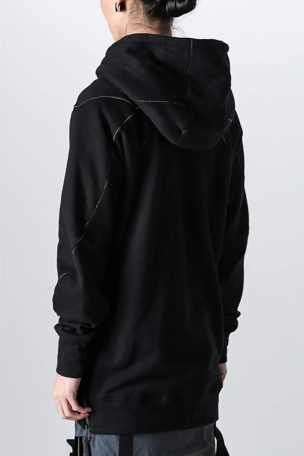 Untwisted Fleece-Lined Hooded Jacket