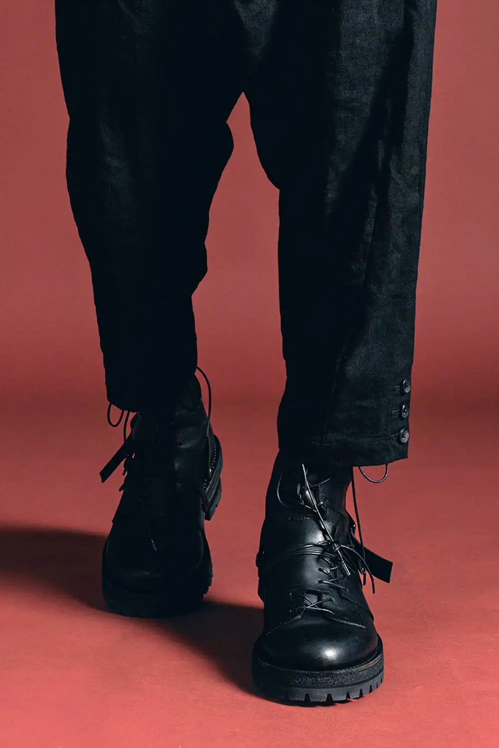 Layered Lace Up Boots