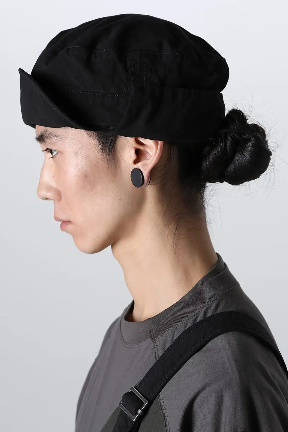 Dry Cotton Overdye Cap  Black