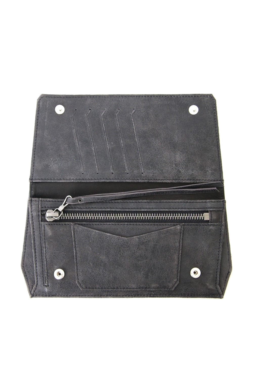 Polygon Wallet (COATED GOAT SUEDE)