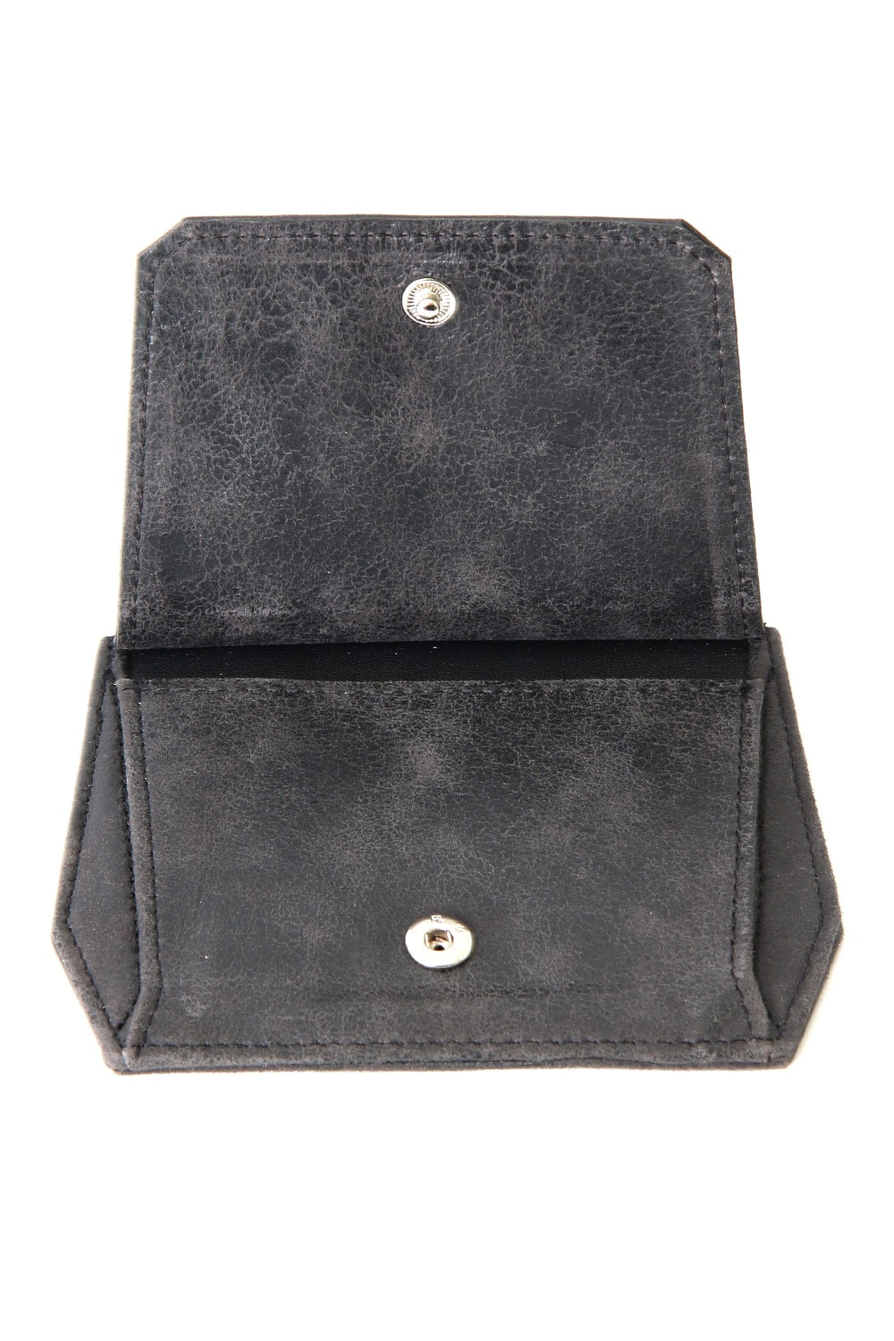 Polygon Coin & Card Case (COATED GOAT SUEDE)