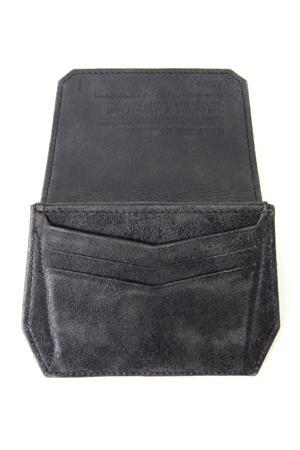 Polygon Coin & Card Case (COATED GOAT SUEDE)