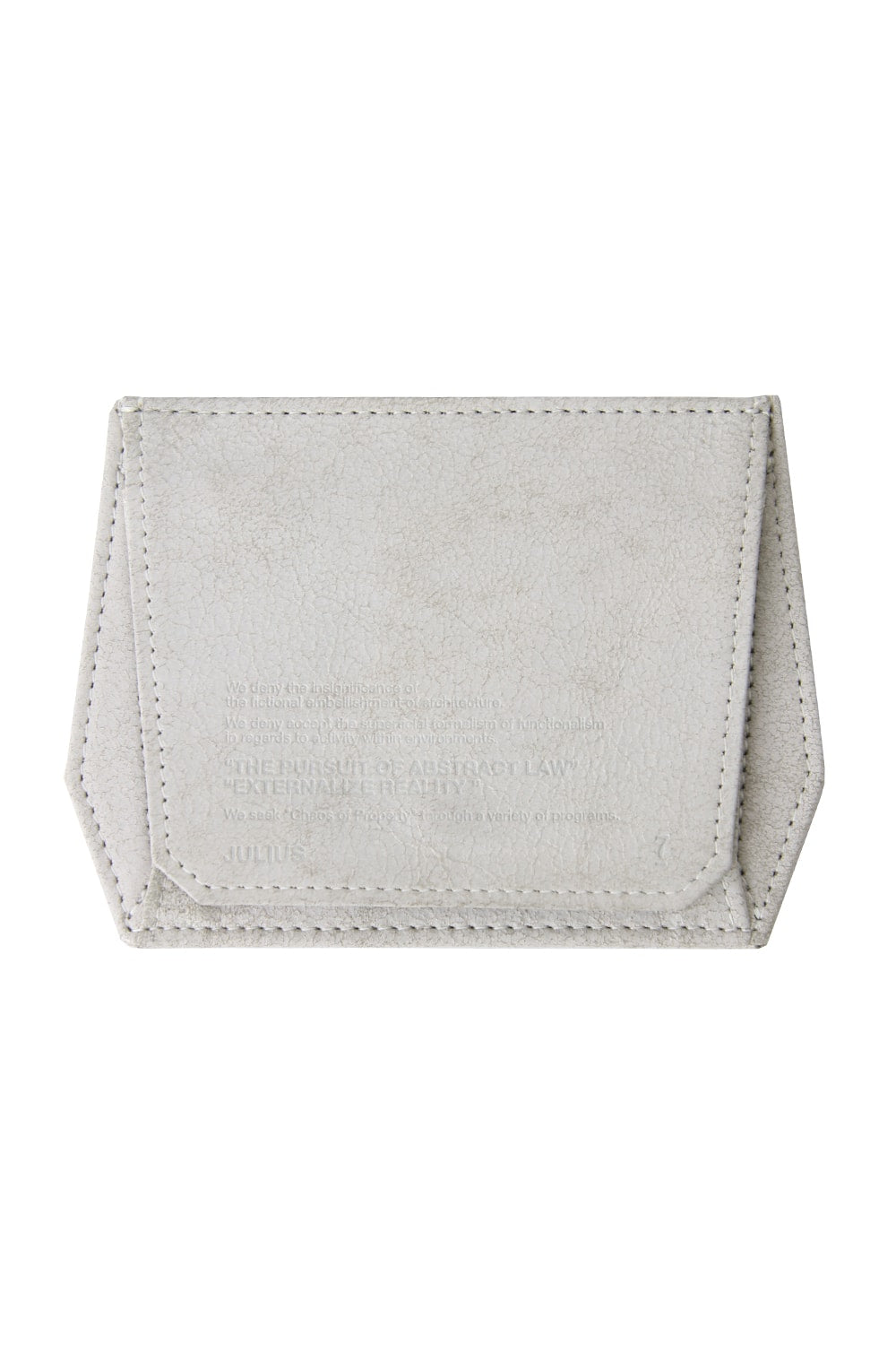 Polygon Coin & Card Case (COATED GOAT SUEDE)