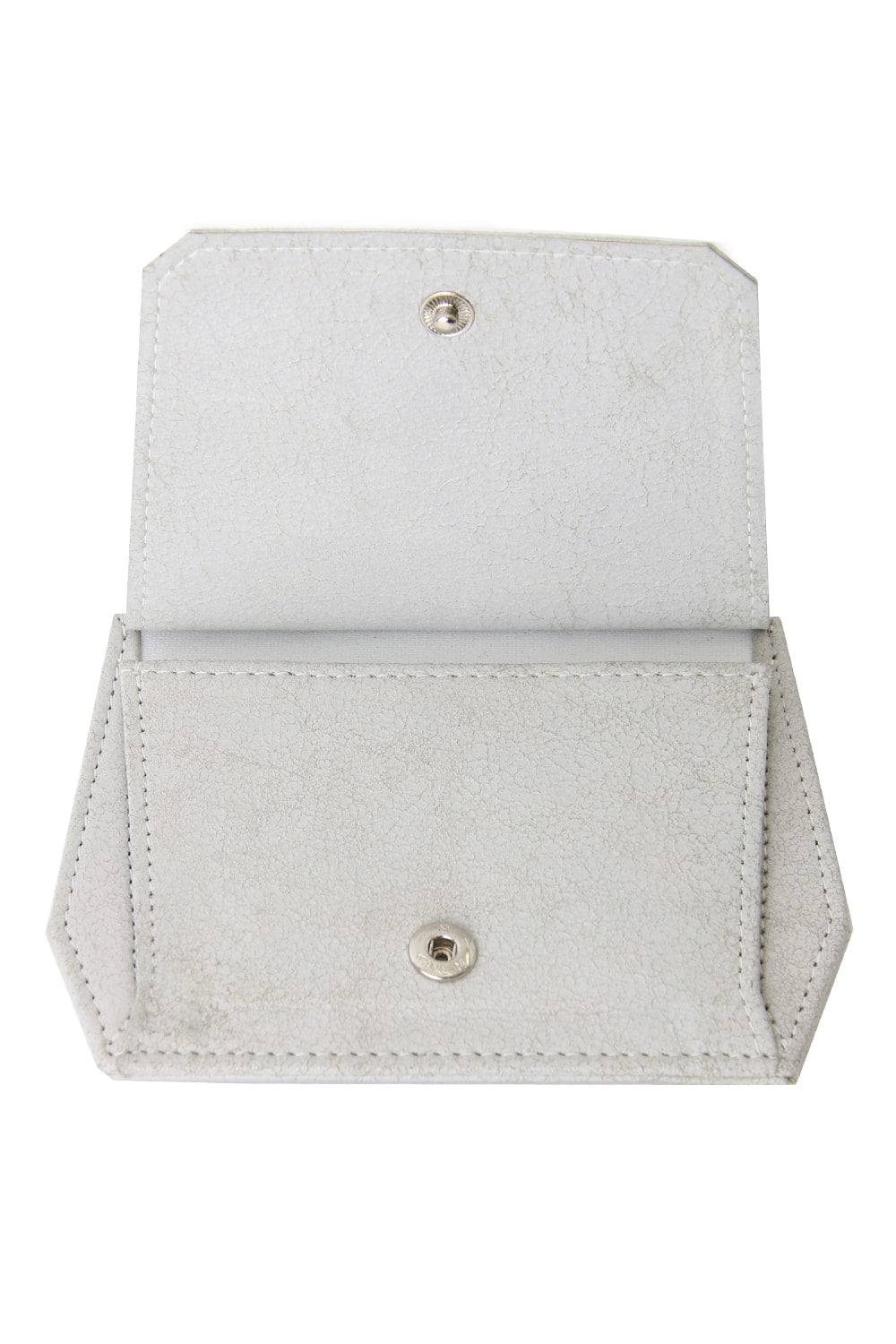 Polygon Coin & Card Case (COATED GOAT SUEDE)