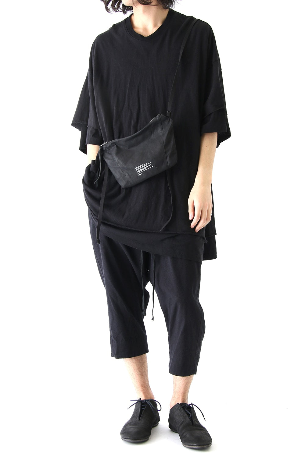 Polygon Musette Bag (COATED GOAT SUEDE)