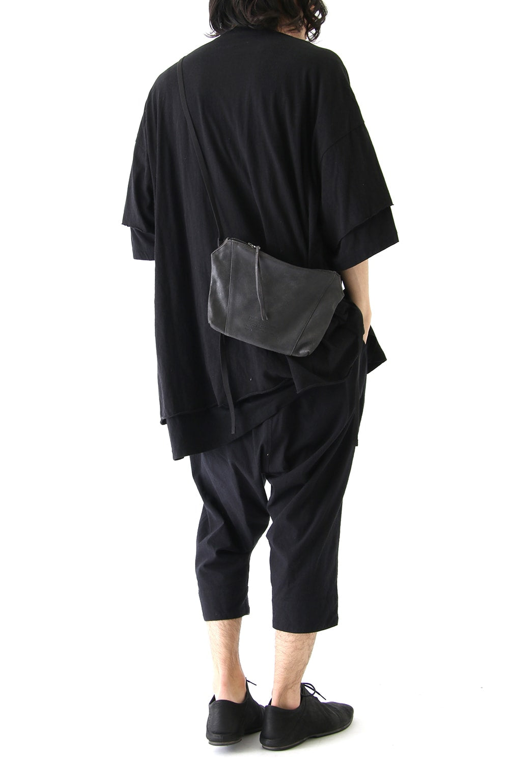 Polygon Musette Bag (COATED DEER SUEDE)