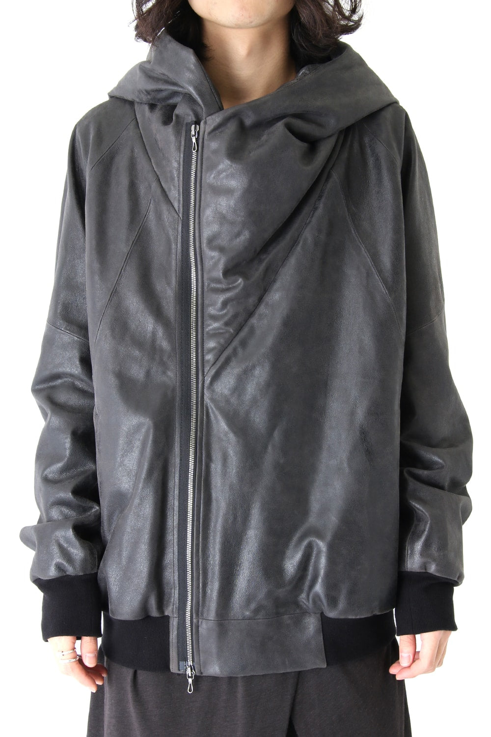 Geometric Hooded Jacket