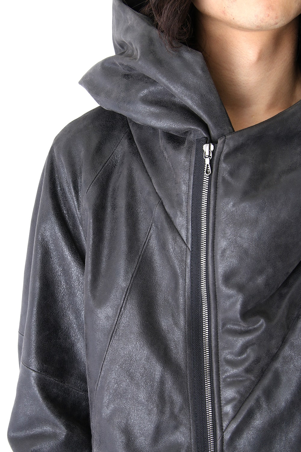 Geometric Hooded Jacket