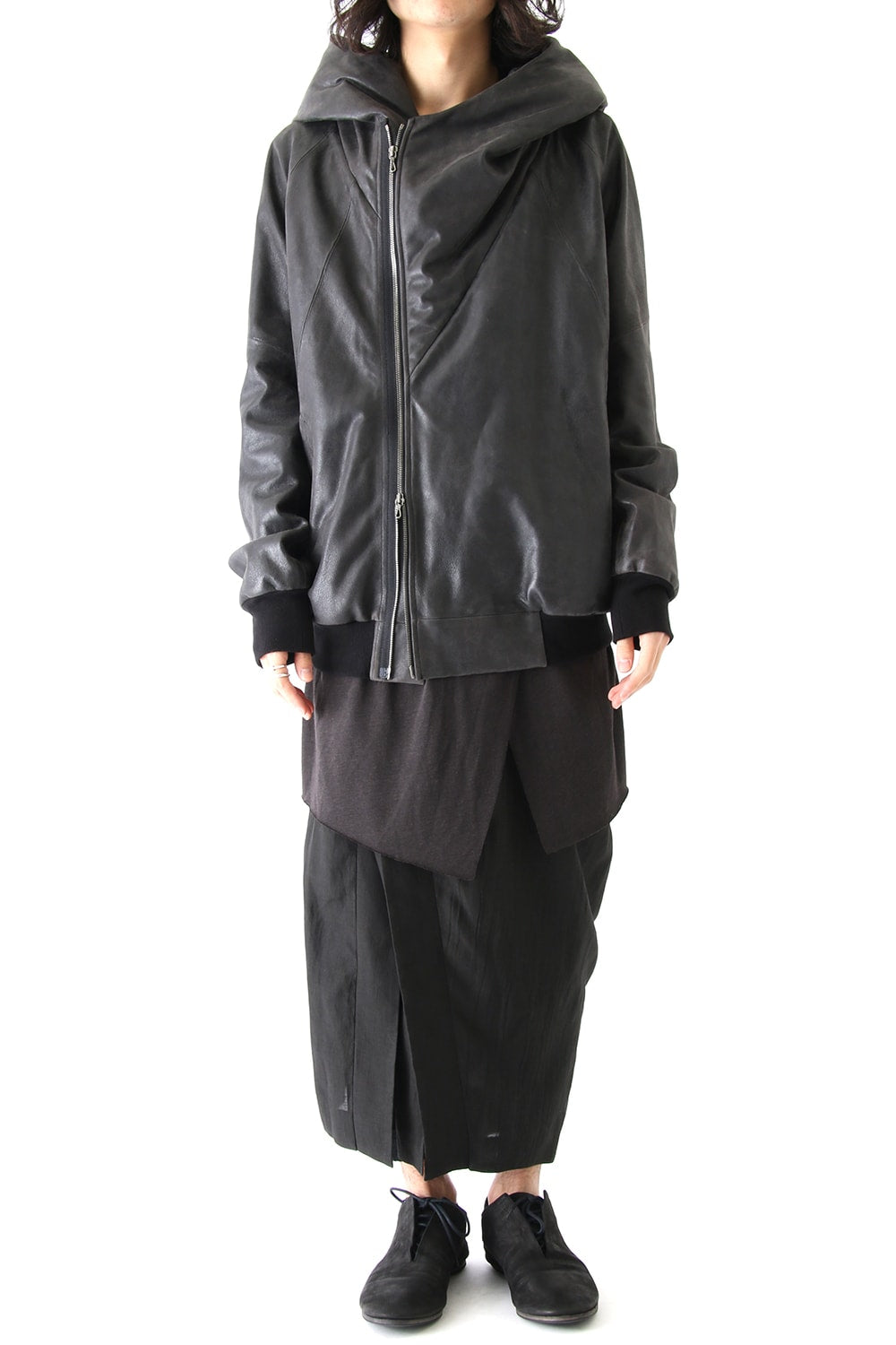 Geometric Hooded Jacket