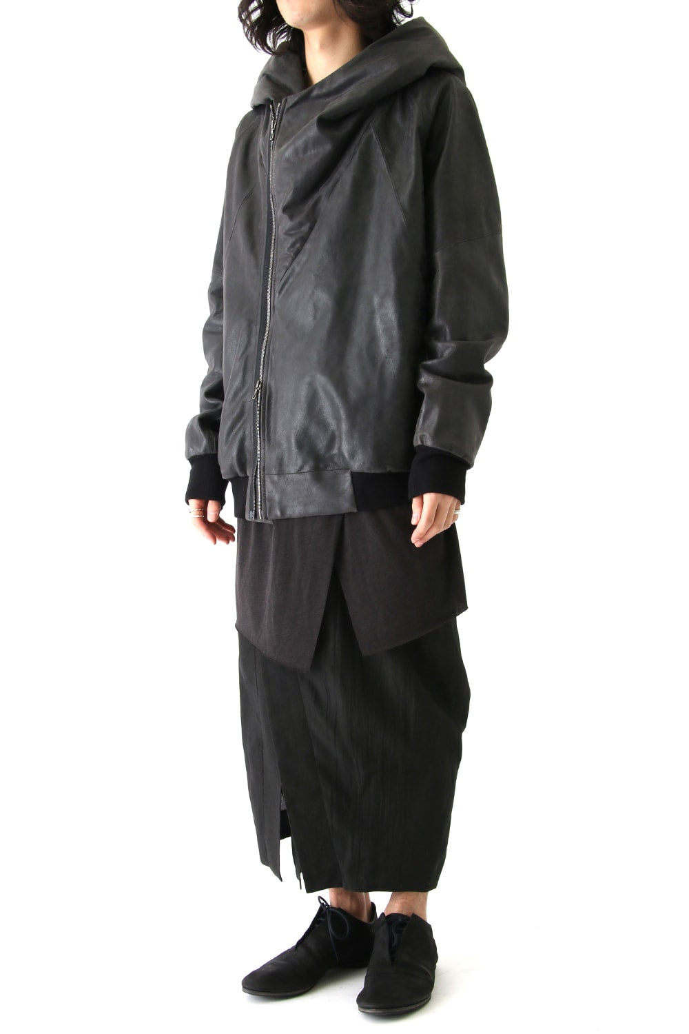 Geometric Hooded Jacket