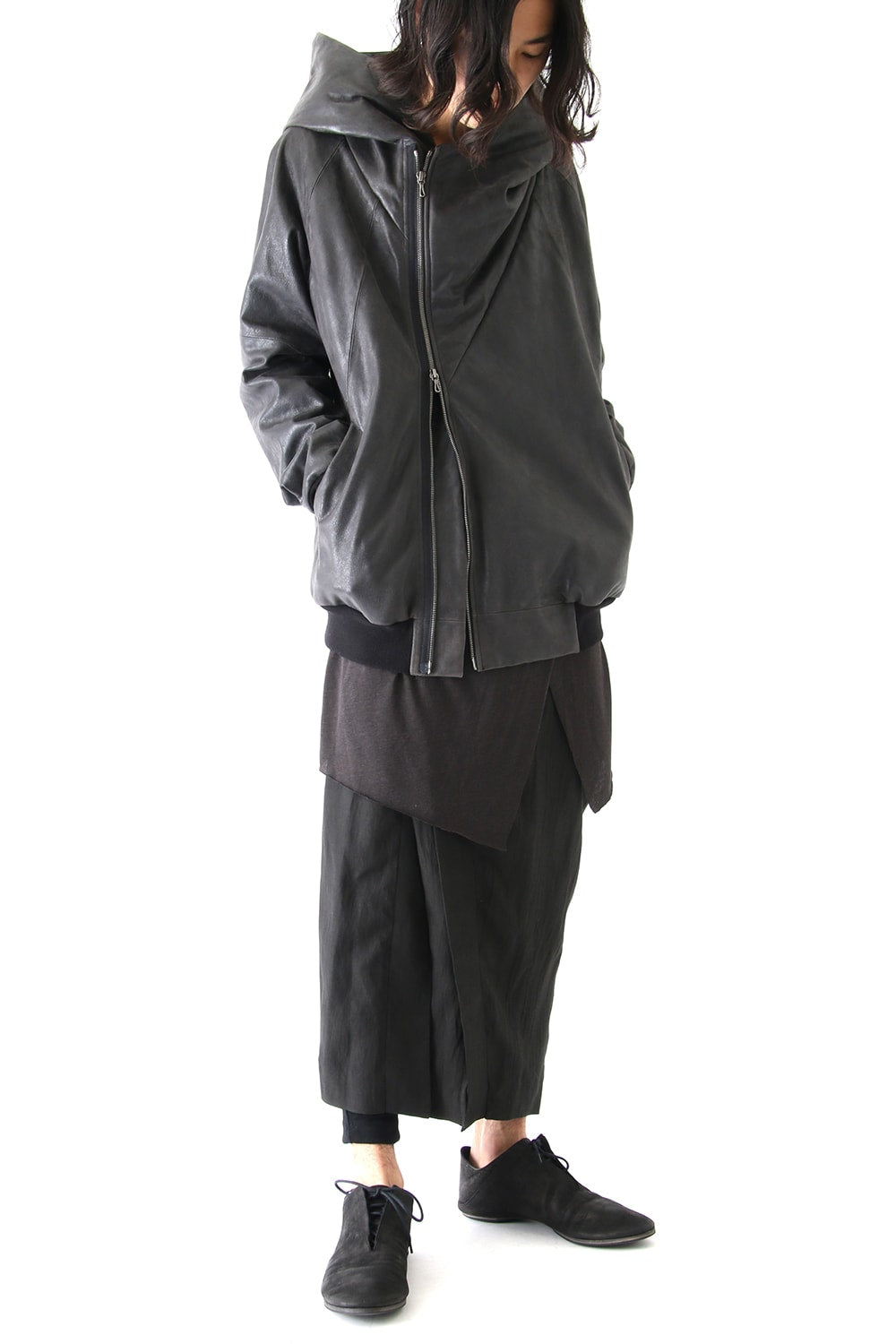 Geometric Hooded Jacket