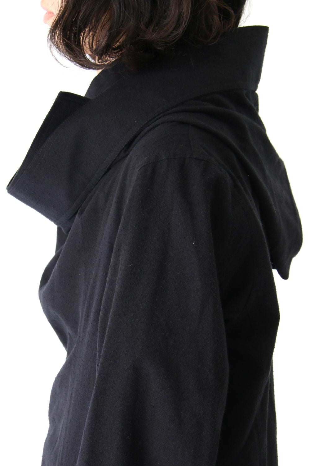 Wrapping Hooded Coat