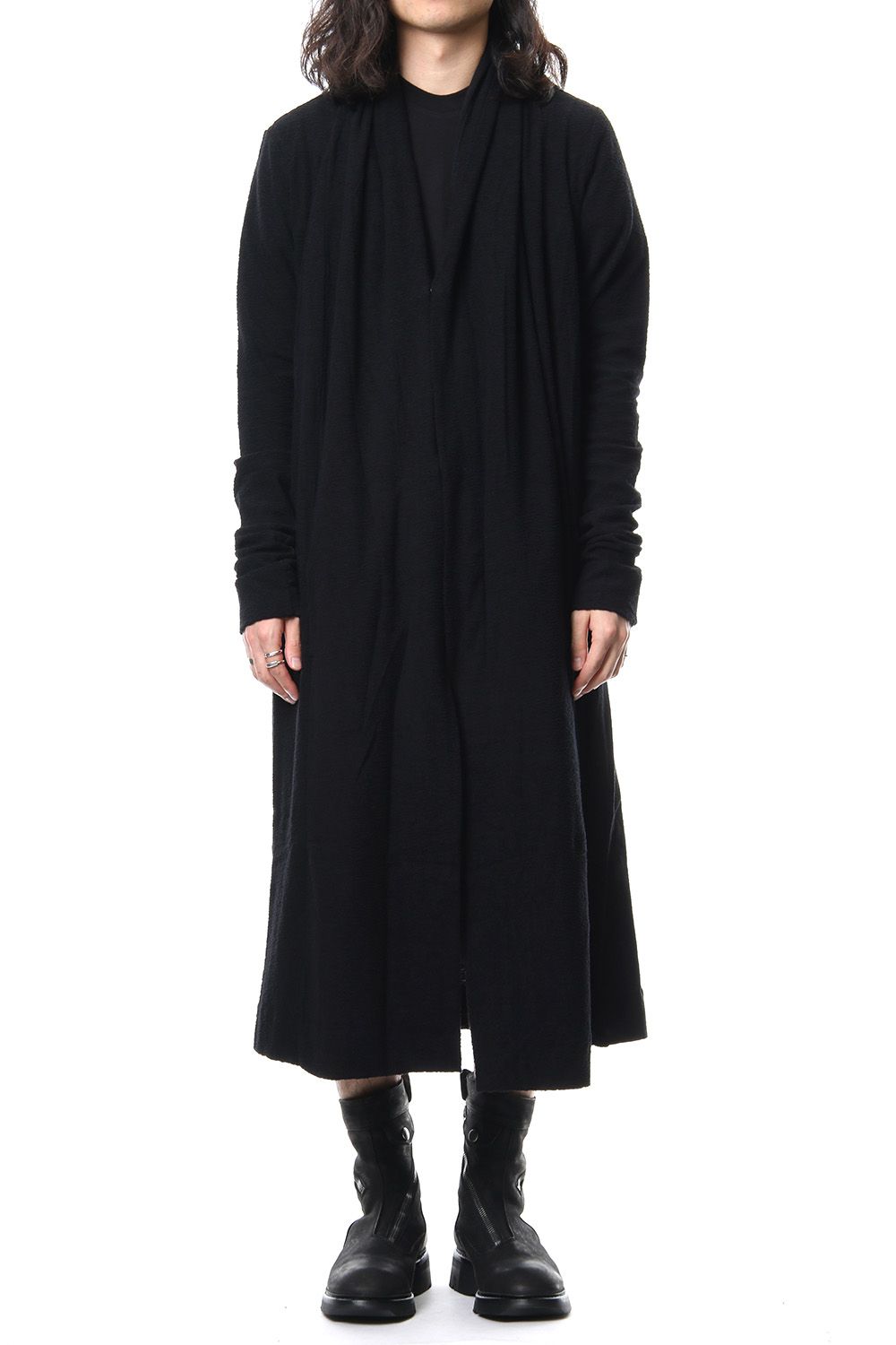 Shirring Long Cardigan