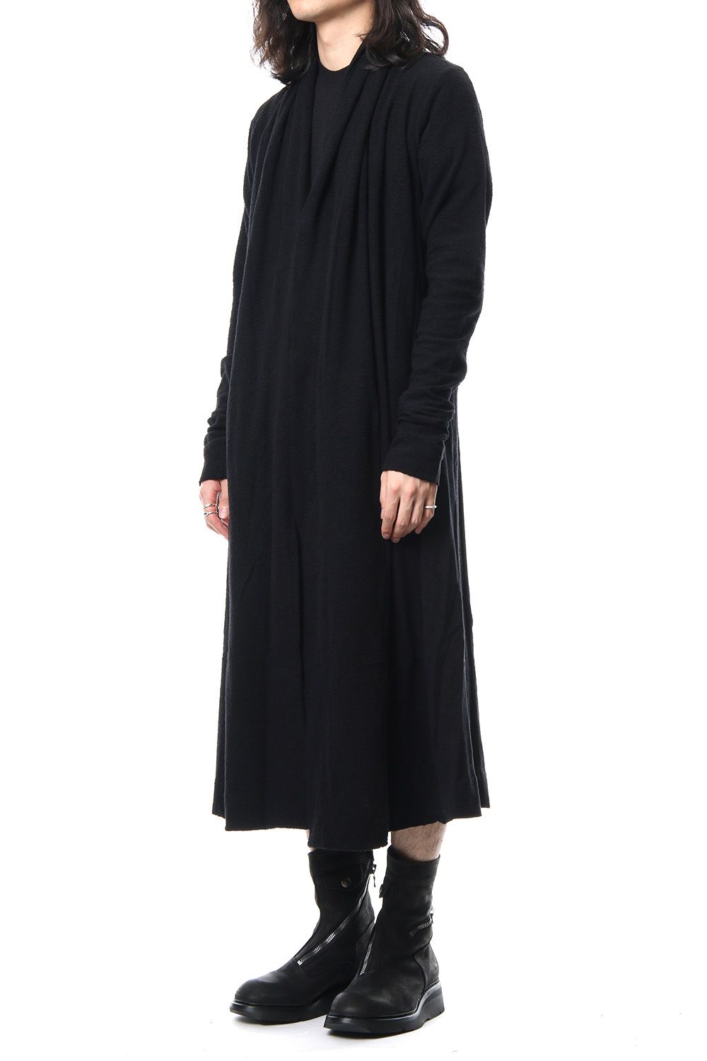 Shirring Long Cardigan